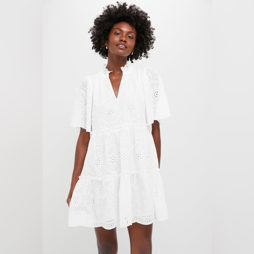 Tuckernuck White Eyelet Mini Dress